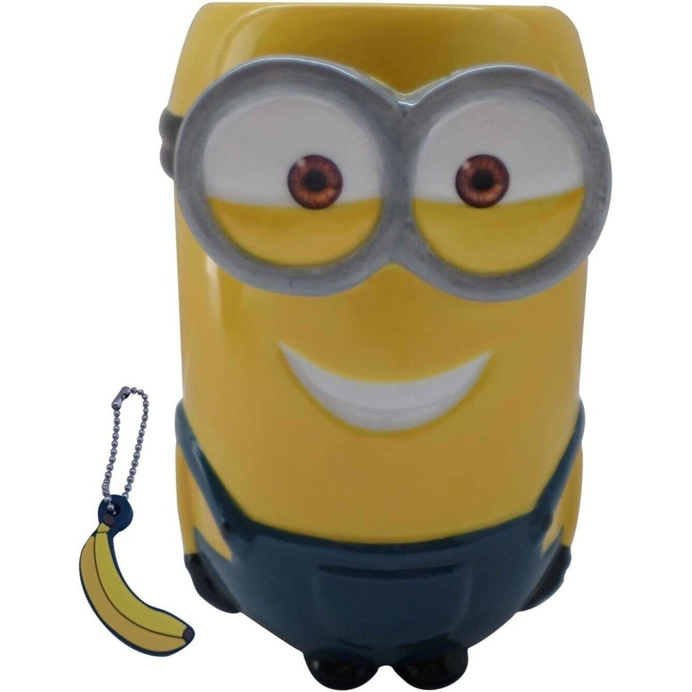 Minions Despicable Me Kevin 3D Mug with Banana Charm with giftbox