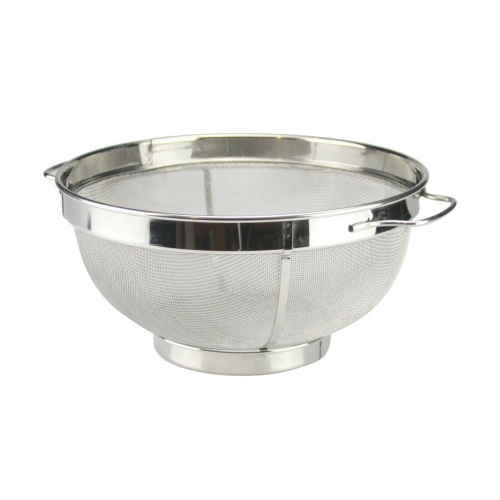 (25cm) Stainless Steel Colander Extra Fine Mesh Strainer
