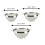 (25cm) Stainless Steel Colander Extra Fine Mesh Strainer 6
