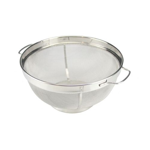 (25cm) Stainless Steel Colander Extra Fine Mesh Strainer 2