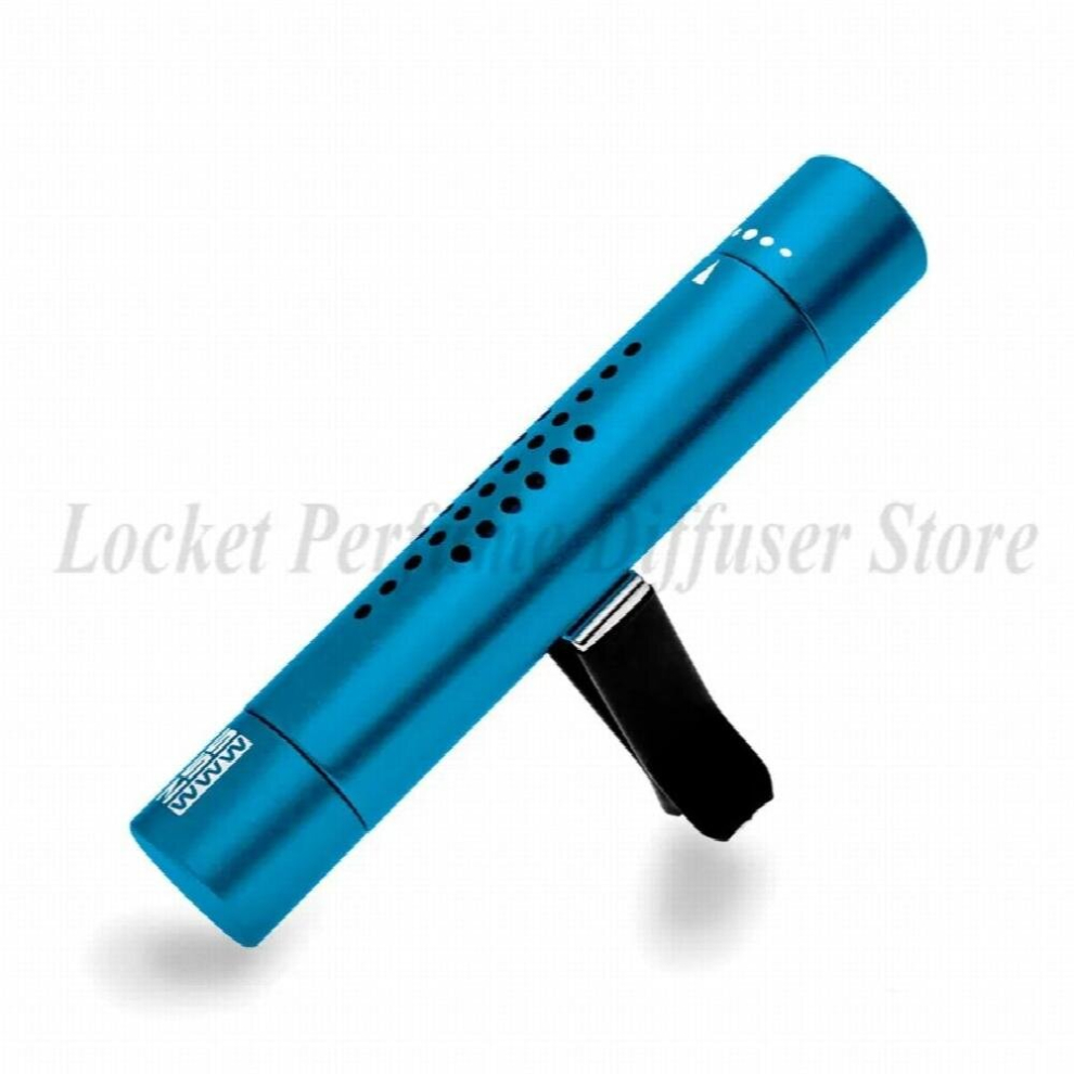 Cylinder Auto Diffuser Vent Clip Auto Outlet Perfume Car Air Freshener Conditioning Fragrances Diffuser Aroma Solid Perfume Multicoloured 885669532778