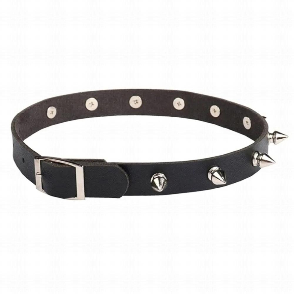 Spiked Choker for Women Men Punk Rock Collar Goth Necklaces Leather Studded Choker Girls Harajuku Gothic Jewelry