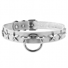 Punk Faux Leather Pentagram Collar For Women Men Big Rivets Studded Chocker Goth Style Necklace Accessories