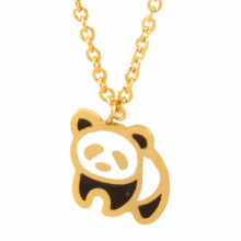 Panda Pendant Necklace Lovely Tiny Dainty Animal Charm Pendants Necklaces For Women Girls Colier Femme