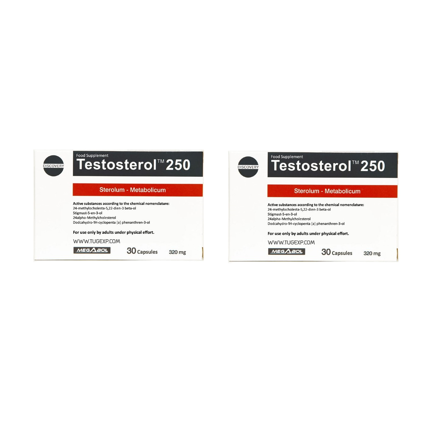 Megabol Testosterol 250 (2 Packs) Natural Anabolic Muscle Growth - 60 ...
