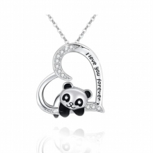 Panda Pendant Necklace for Girls Ladies Animal Charm Necklace Ladies Girls Friendship Jewelry