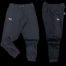 (BLACK , XL) Men Under Armour UA Rival Fleece Joggers
