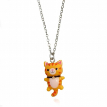 5 Styles Cartoon resin cats Pendant Necklace kitten fun Necklace for Jewelry accessories