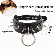 1Pc Sexy Punk Egirl Choker Collar Leather Choker Bondage Cosplay Goth Jewelry Women Gothic Male Necklace Harajuku Accessorie