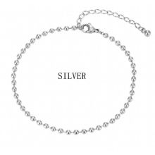 Hot Fashionable 4mm Beach Beaded Ankle Bracelet Woman Yoga Barefoot Girl Summer Party Leg Bracelet Initial Anklet Jewelry