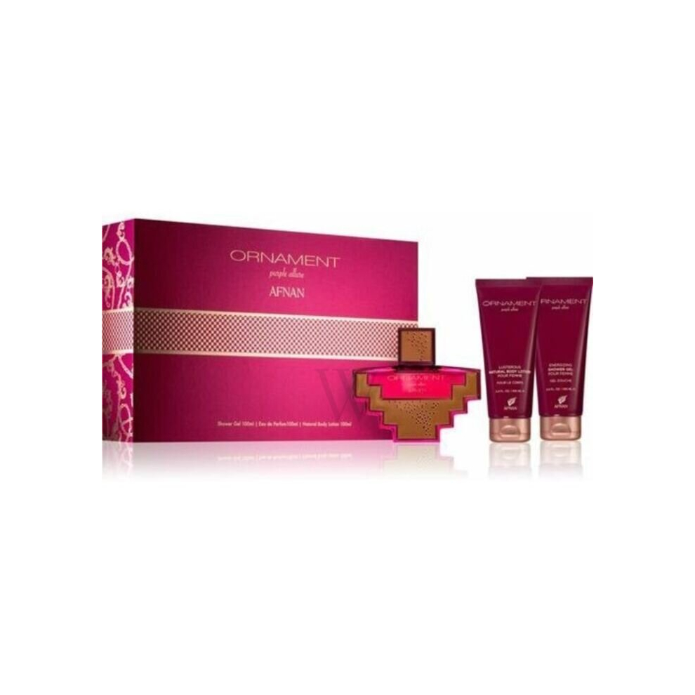 Afnan Ornament Purple Gift Set Fragrances