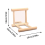 Wooden Bird Mirror Interactive Play Toy With Perch For Small Parrot Budgie 3