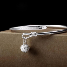 Anklet Female Adjustable Anklet Silver Bell Ring Anklet Literary and ancient little girl Jewelry Accessories