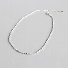 BESTLYBUY High Real 925 Sterling Silver Chain Anklet Halhal Bracelet For Women Student Summer Jewelry