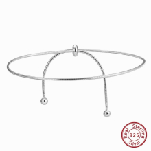 925 Sterling Silver 1.2mm Italian Round Snake Chain Anklet for Women Summer Foot Chain Anklets Jewelry SA53