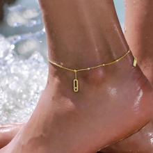 925 Sterling Silver Mobile Bead Ankle European Style Fine Jewelry For Women Famous