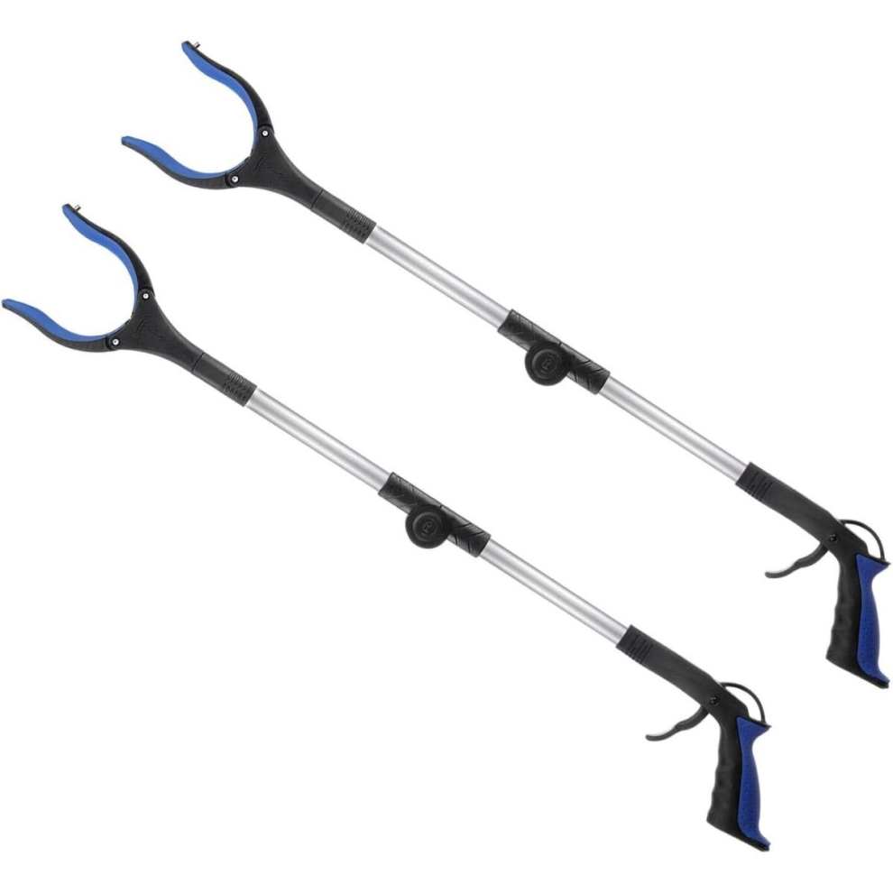 2Pcs Long Reach Grabber Magnetic Tip Reacher Pick Up Tool Mobility Litter Picker