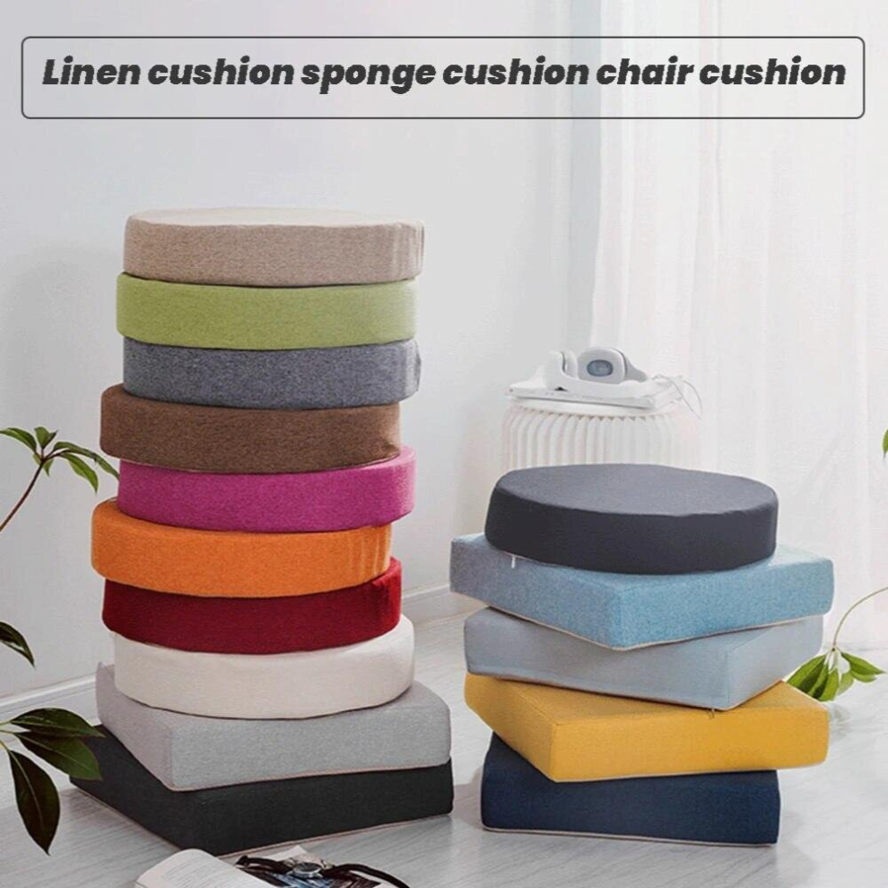 50*50cm Solid-Color Round/Squared Cushion Soft Non-Slip Sofa Mat For Office Sofas Bookstore Option Suitable Variou Scene-image-OPC-PCW6BGW-NEW