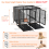 Bingopaw 52inch Extra Large Huge Metal Pet Cage with Removable Divider Panel 4