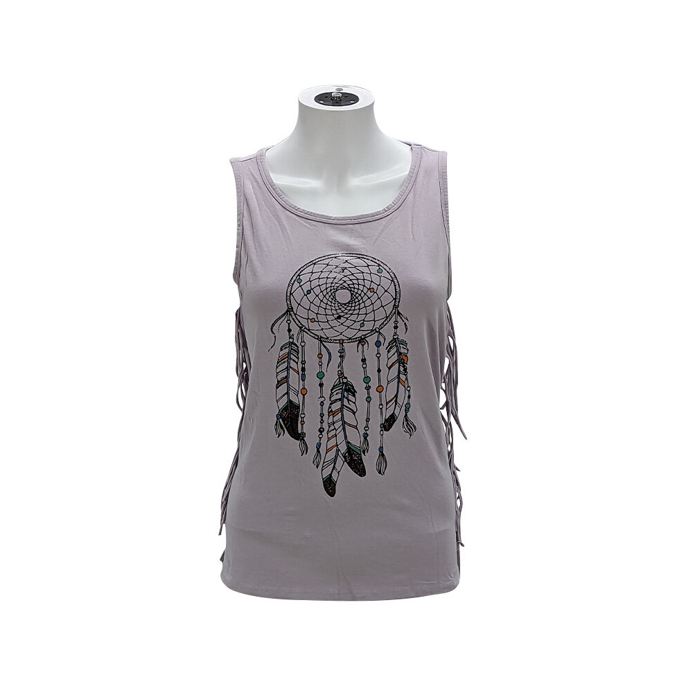 (Dusty Lilac, S) BRAVE SOUL CATCH Womens Sleeveless T Shirt