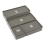 Living And Home (Khaki) Bento-Style Plastic Lunch Box with Cutlery 3-Layer 3