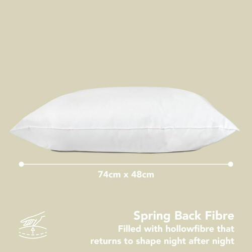 Polypropylene Made Hollowfibre Filled Comfort Bed Pillows 1