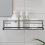 Living And Home 4X Spice Herb Jar Rack Holder For Kitchen Door Cupboard Storage Wall Mounted 3