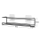 Living And Home 4X Spice Herb Jar Rack Holder For Kitchen Door Cupboard Storage Wall Mounted 6