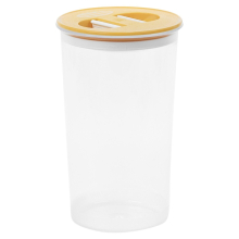 (Yellow, 1100ml) Plastic Airtight Containers Food Storage Reusable Stackable
