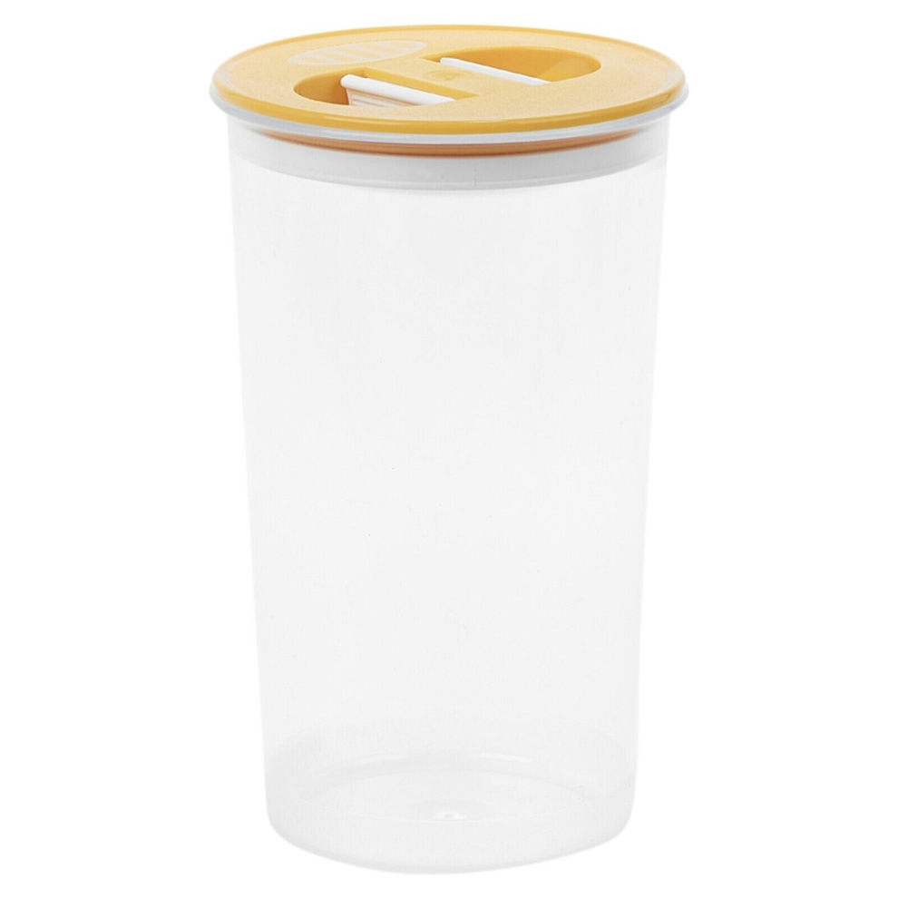 (Yellow, 1100ml) Plastic Airtight Containers Food Storage Reusable Stackable