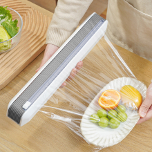 Fixing Foil Cling Film Wrap Dispenser Food Wrap Dispenser Cutter Storage Holder