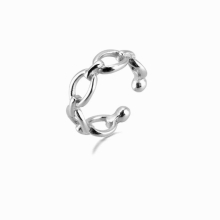 925 Sterling Silver Irregular Geometric Thick Rock Punk Clips Earring Earcuff Ear Cuff Earring Wedding Jewelry Clips