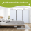 (White) Angel Living Paravent  Room Divider Partitions 6