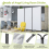 (White) Angel Living Paravent  Room Divider Partitions 8