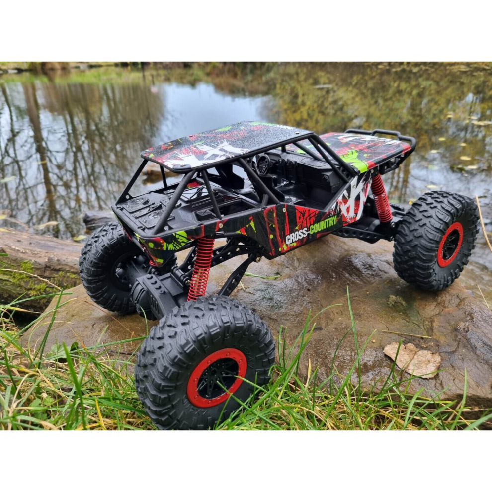 Giant Large 2.4ghz Off Road Rock Crawler Radio Remote Control Car RED