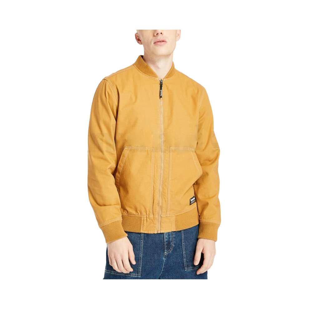 Timberland (Khaki, L) Mens Bomber Jackets Green