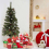 (GREEN, 4FT) Pre-Lit  Xmas Christmas Tree Artificial with LEDs 4