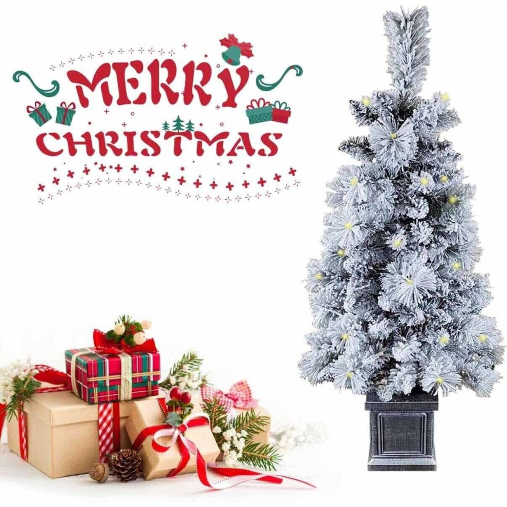 (PHM0835) Pre-Lit  Xmas Christmas Tree Artificial with LEDs