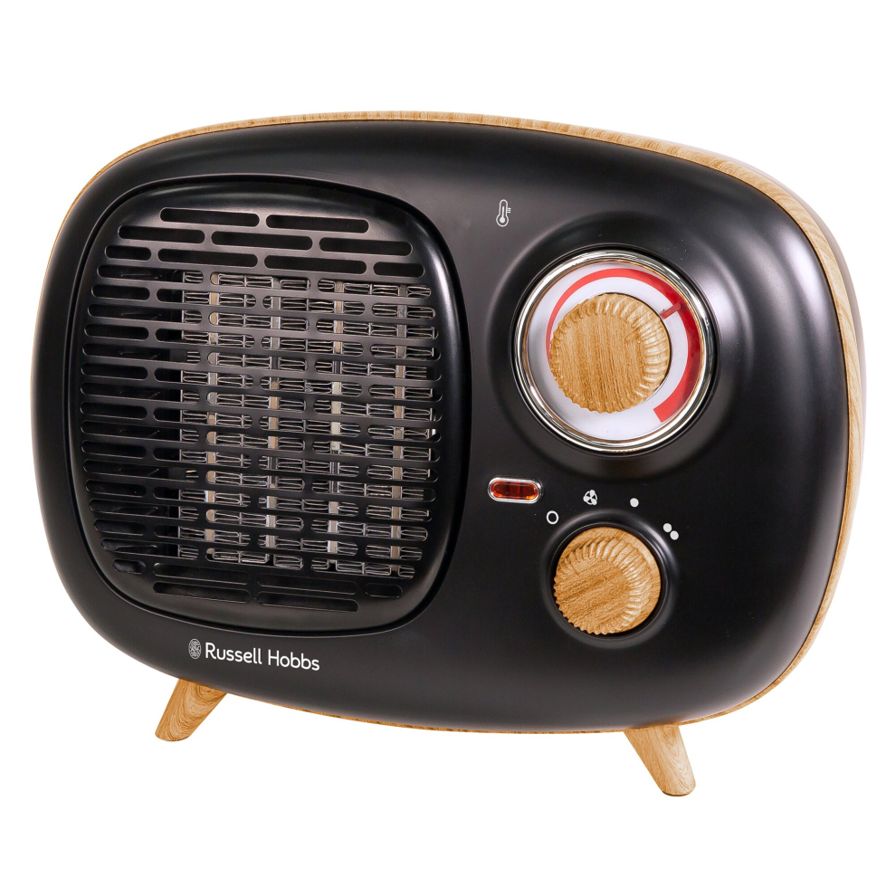 Russell Hobbs Portable Heater Fan Scandi Ceramic 1500W RHRETPTC2001WDB