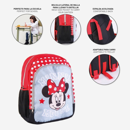 Minnie Mouse School Bag Minnie Mouse Red (32 x 41 x 14 cm) 1