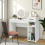 Casart Computer Desk with Drawer & CPU Stand Compact Study Laptop Desk 9