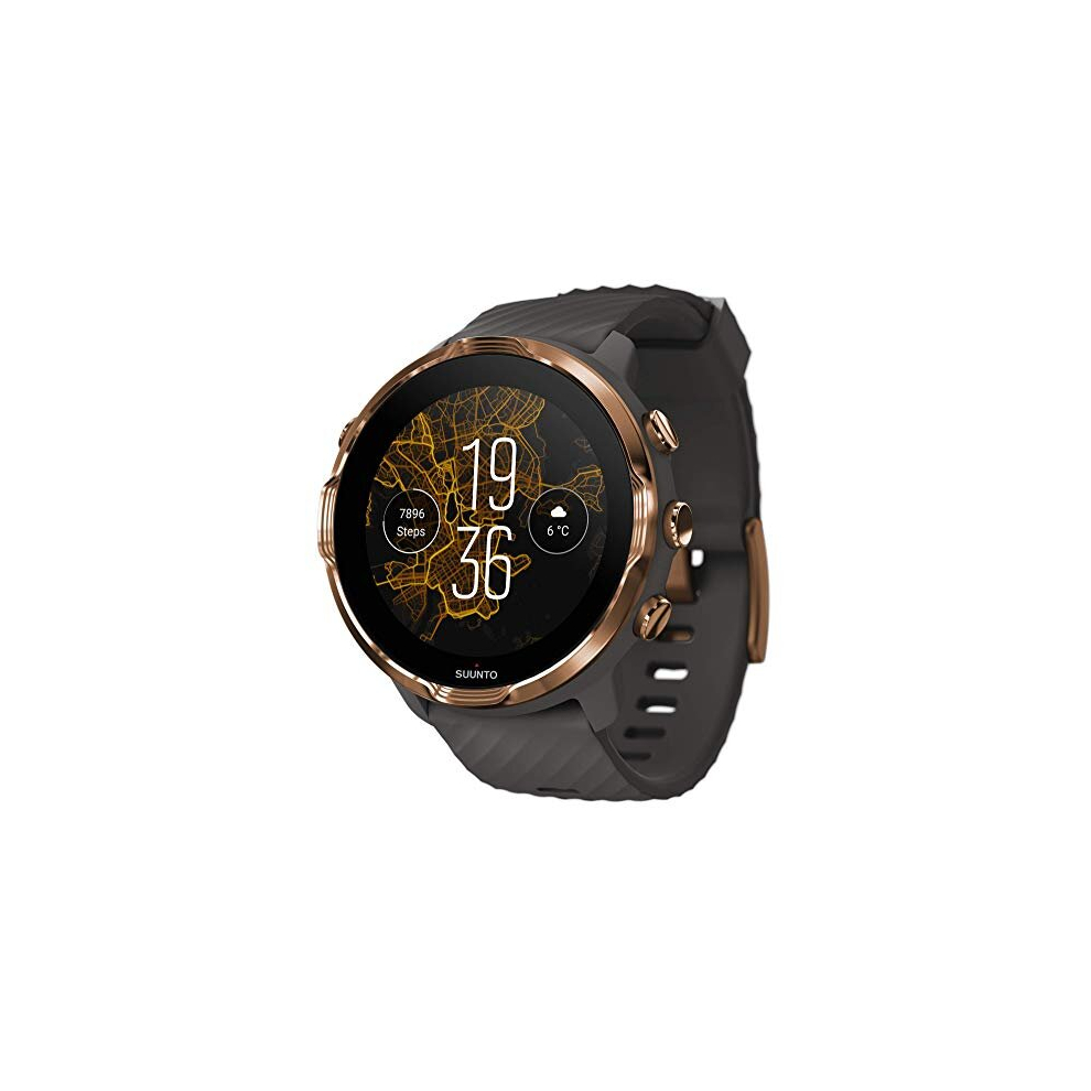 Suunto 7 GPS Sports Smart Watch (Graphite Copper) (SS050382000)