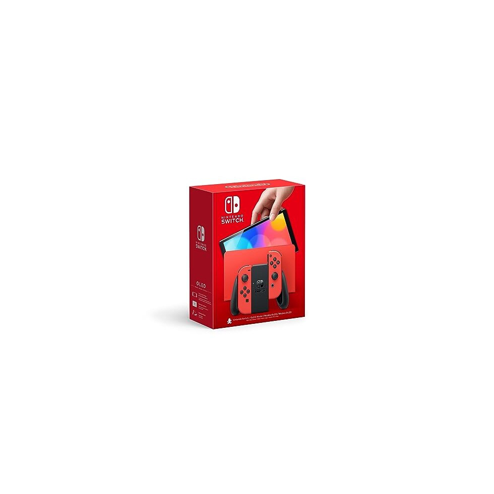 Nintendo Switch Oled Console (64Gb, Mario Edition) Red