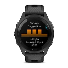 Smartwatch - GARMIN - FORERUNNER 265 - Akkulaufzeit 13 Tage - GPS - Musik - Schwarz