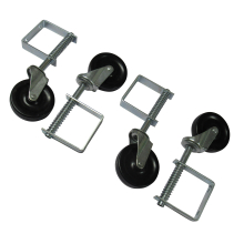 (Pack of 4) Spring Loaded Gate Wheel 4" (Heavy Duty Castor)