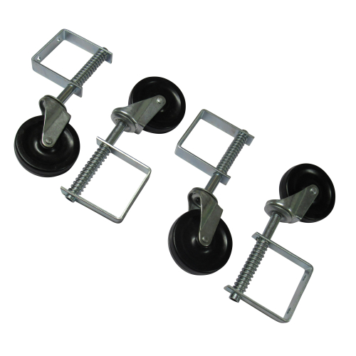 (Pack of 4) Spring Loaded Gate Wheel 4" (Heavy Duty Castor)