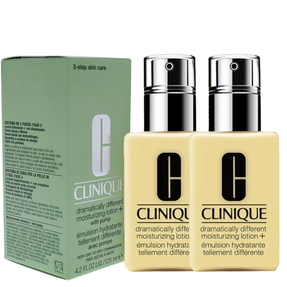 2PCS Clinique Dramatically different moisturiser lotion pump 125ml