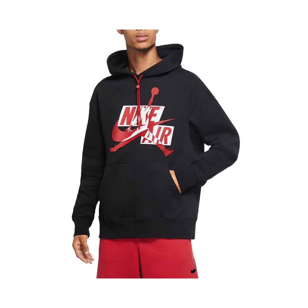 (Only Hoodie, L) NIKE JORDAN AIR Mens Full Tracksuit Hoodie Jogger Black 