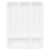 URBN Living (White) Cutlery Holder Tray 5 Compartment Kitchen Plastic Flatware Utensils Organiser 3