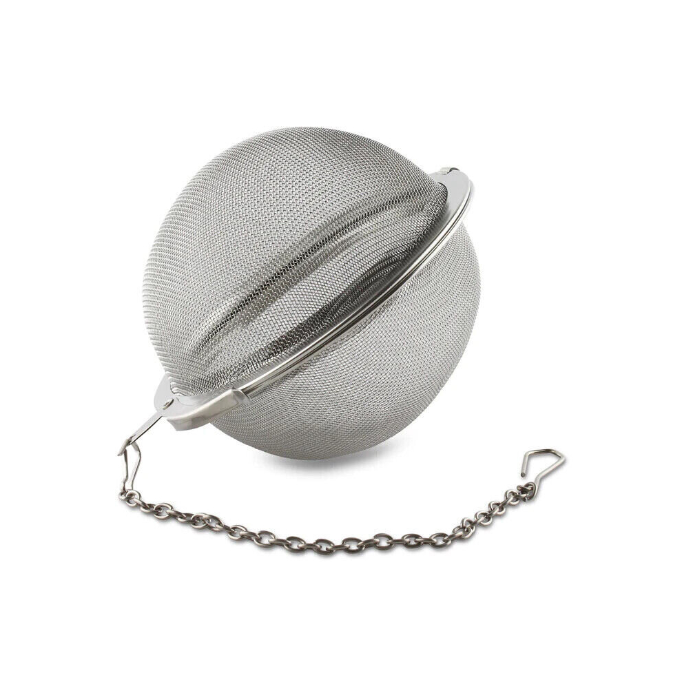 Grunwerg Tea Ball Strainer Infuser Tea Stainless Steel Mesh 2.5Inch Herbs Leaf